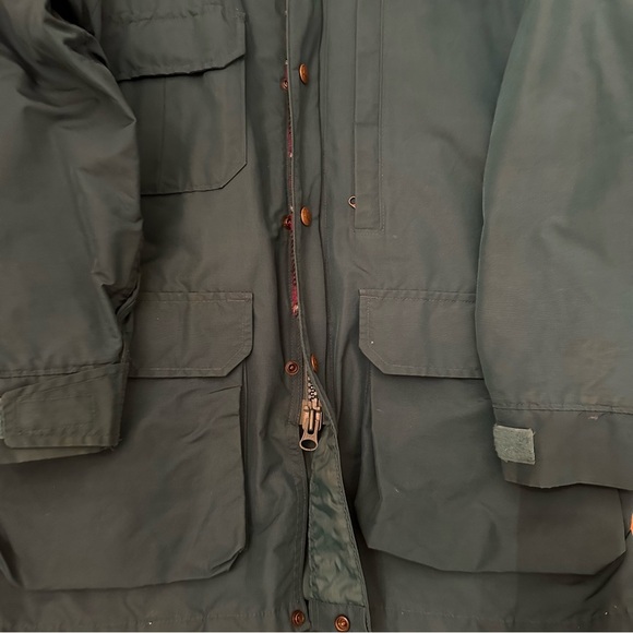 WOOLRICH Flannel Lined Full Zip Hooded Jacket 90s Women’s M - Picture 11 of 15